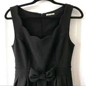 ModCloth • Lace & Mesh sleeveless black dress